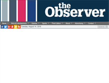 Tablet Screenshot of observer.case.edu