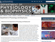 Tablet Screenshot of physiology.case.edu