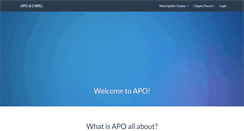 Desktop Screenshot of apo.case.edu