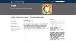 Desktop Screenshot of pacm.case.edu