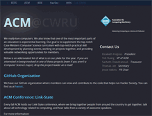 Tablet Screenshot of acm.case.edu