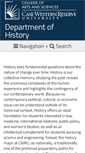 Mobile Screenshot of history.case.edu