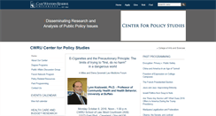 Desktop Screenshot of policy.case.edu