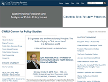 Tablet Screenshot of policy.case.edu