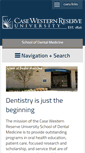 Mobile Screenshot of dental.case.edu